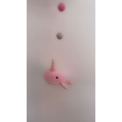 Unicorn Balina Asılabilir Çocuk Oda süsü