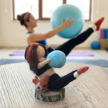 Pilates - Yoga Severler Dekoratif Ürün