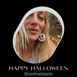 Halloween küpe