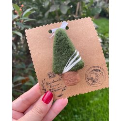 Yılbaşı Ağacı Broş
