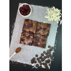 Vişneli & Beyaz Çikolatalı Brownie