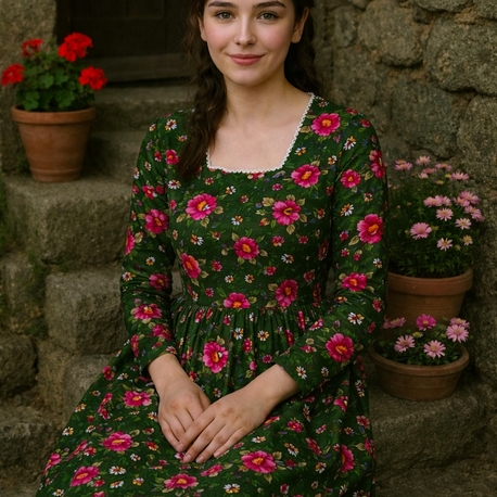 Anadolu Çiçeği { Yeşil Renk } 