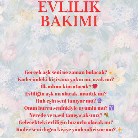 Evlilik falı