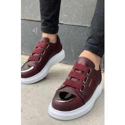 Chekich Erkek Aynalı Bordo Renk Ayakkabı - Ch251