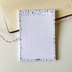 Çiçek Temalı Kareli Defter A6