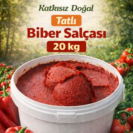 20 KG TATLI BİBER SALÇASI
