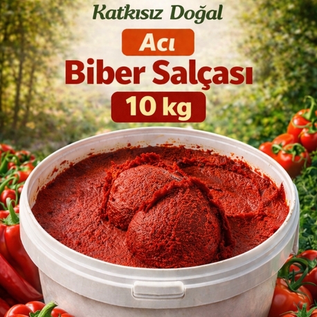 10 KG ACI BİBER SALÇASI