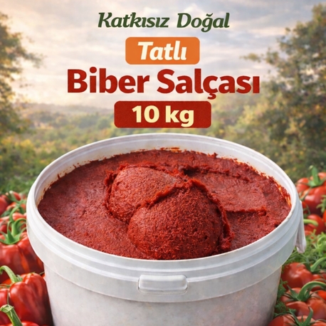 10 KG TATLI BİBER SALÇASI