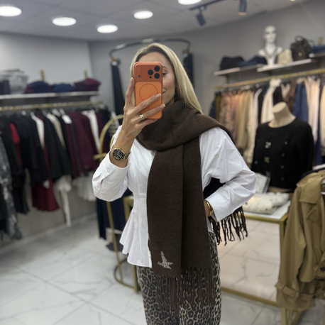 Orj Marka Acı Kahve Şal