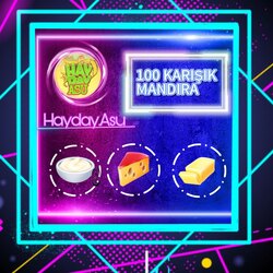 100 adet karışık mandıra ürünleri