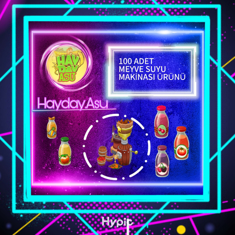 100 Adet Meyve Suyu Makinası Ürünü