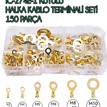 Halka Kablo Terminali Seti 150 Parça