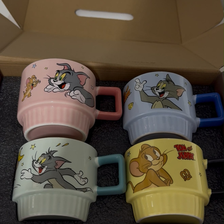 tom ve jerry özel kutulu kupa seti