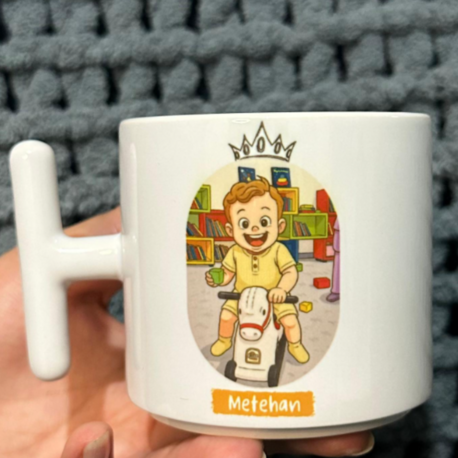 KARİKATÜR FOTOĞRAFLI KUPA BARDAK – KİŞİYE ÖZEL, EĞLENCELİ VE UNUTULMAZ! ☕️