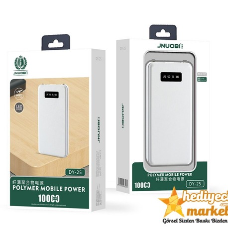 DY-25 10,000 mAh Taşınabilir Şarj Aleti Powebank 2xUsb Ledli || HM-06-00053-02