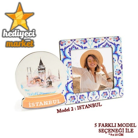 Ahşap Pola Fotoğraf Çerçevesi - İstanbul || HM-04-00051-02