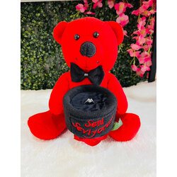 Yüzük Kutulu Peluş Ayıcık + Yüzük