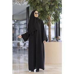 Siyah Chanel Abaya