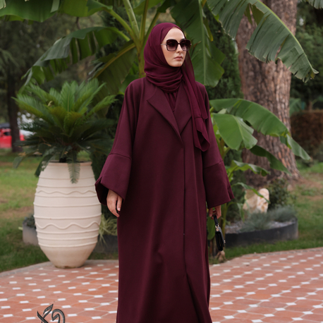 Mürdüm Kaşe Abaya