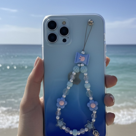 • BEADED CHARM | BLUE