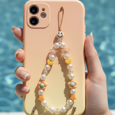 • BEADED CHARM | ORANGE
