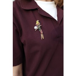 Hello Parrot Broche