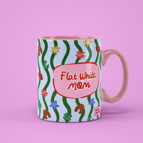 FLAT WHITE MOM KUPA