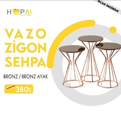 Vazo Zigon Sehpa