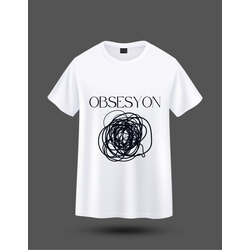 OBSESYON BASKILI DİJİTAL TİŞÖRT TASARIM