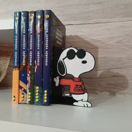 Snoopy Çok Renkli Kitap Tutucu