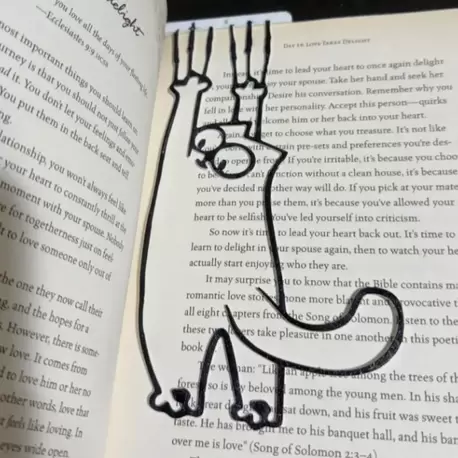 Kedili Kitap Ayracı