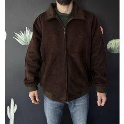 Dexmod vintage unisex nubuk deri ceket 