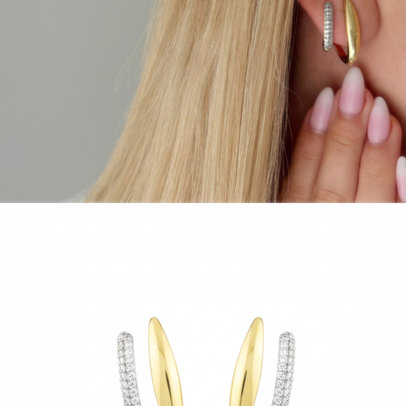 Mers trio model küpe