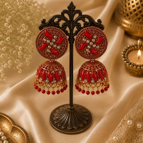 Jhumka küpe 