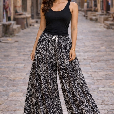Hindistan etekli pantalon