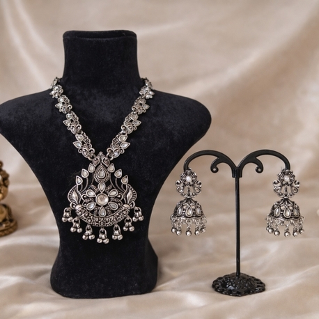Kundan taşlı oksit set