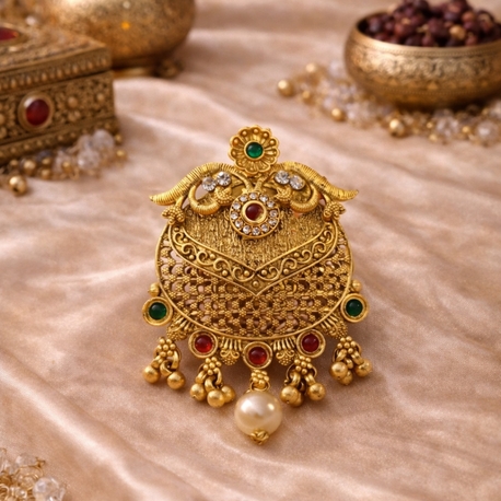 Antik gold broş