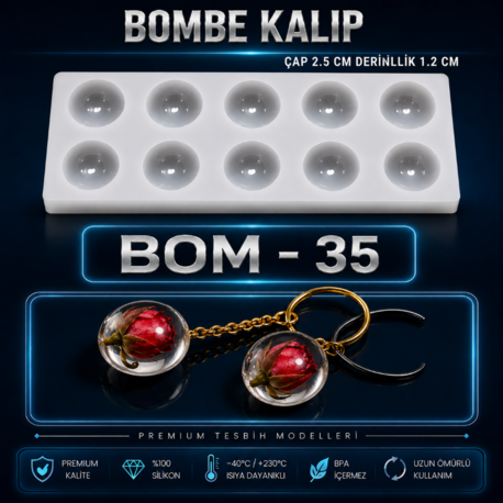 BOMBE KALIP BOM-35 SİLİKON KALIBI