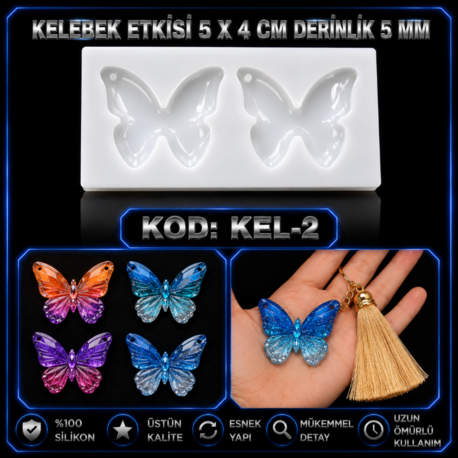 KELEBEK SİLİKON KALIBI KEL-2