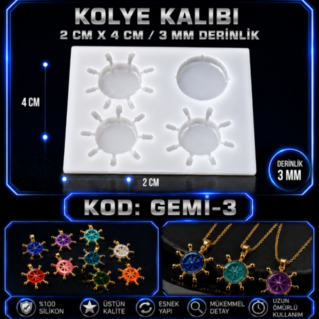 GEMİ-3 SİLİKON KALIBI