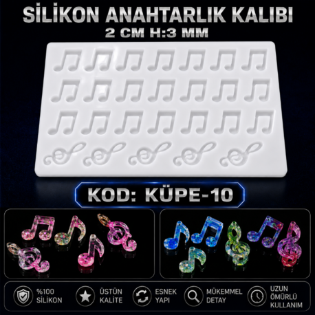 NOTA KÜPE SİLİKON KALIP