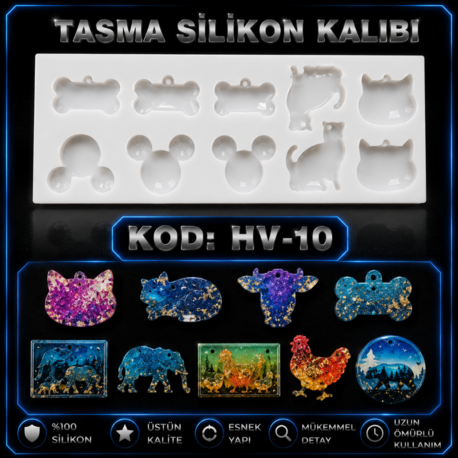 TASMA KOLYE SİLİKON KALIP