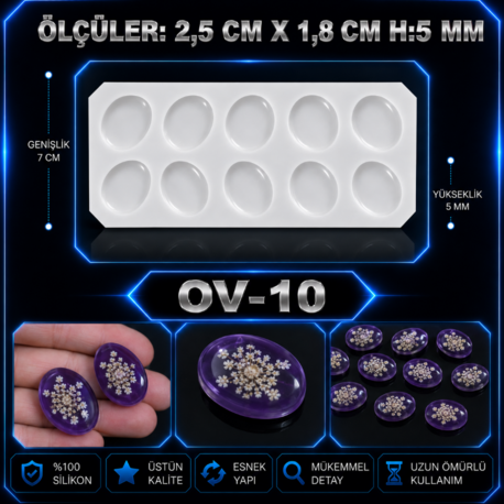 OV-10 KOLYE SİLİKON KALIBI