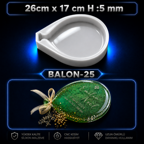 Balon Kapı Süsü Kalıbı
