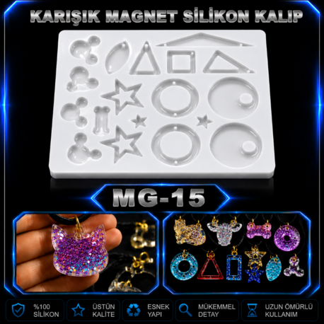 MG-15 KARIŞIK MAGNET SİLİKON KALIP