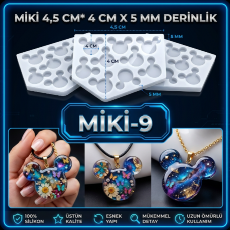 MİKİ -9 MİKİ FARE SİLİKON KALIP