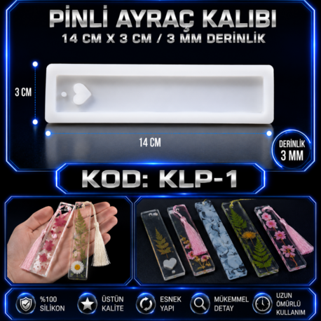 KİTAP AYRAÇ SİLİKON KALIBI KLP-2