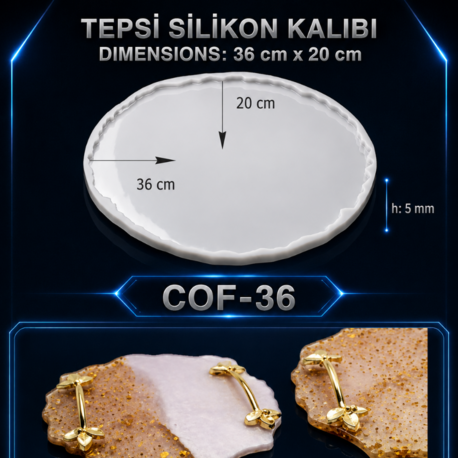 TEP-36 TEPSİ SİLİKON KALIBI