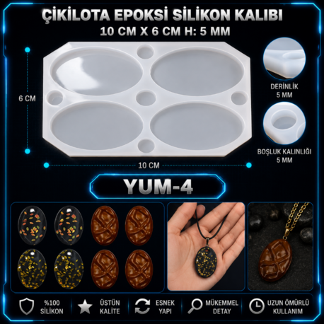 Yumurta Silikon Kalıbı YUM 4