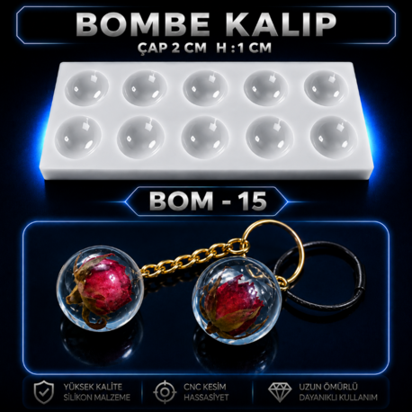 BOMBELİ ANAHTARLIK KALIBI BOM-15
